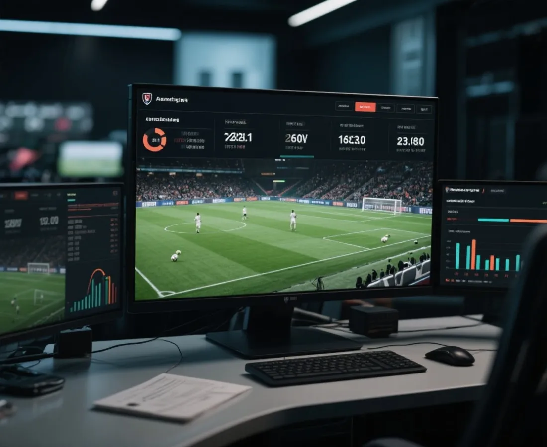 实时比赛统计与趋势阅读示意图